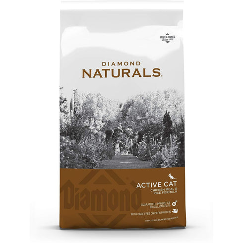 Diamond Chicken & Rice Active Cat Dry Cat Food 18lb - Poudre Pet and Feed Supply