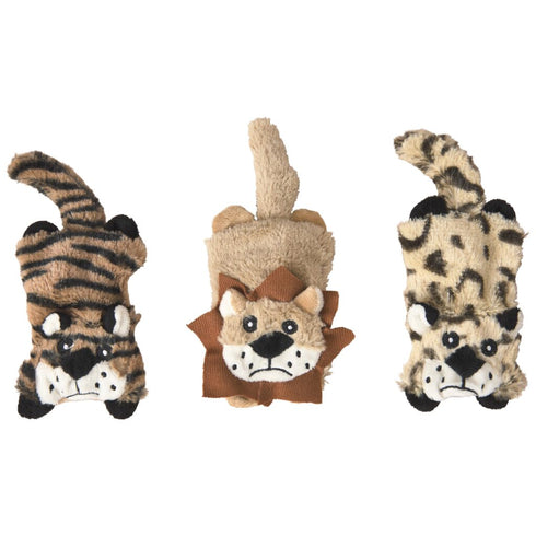 Ethical Products Lil Spots Flat Cats Dog Toys - Assorted - 7"