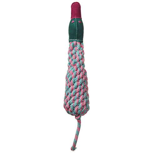 Ethical Products Dura-Fused Leather Bottle Duck Dog Toy - 16"