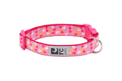 RC Pets Standard Dog Collar - L 1" - Lil Heart