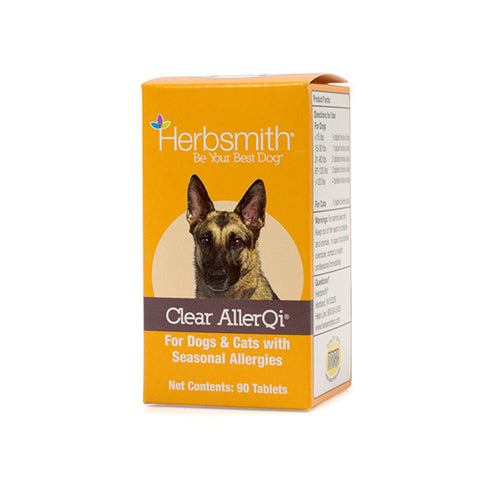 Herbsmith Clear AllerQi Allergy Support for Dogs & Cats - 90ct Pack