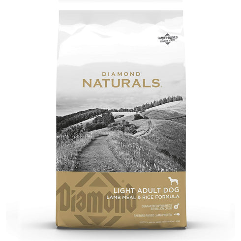 Diamond Naturals Light Adult Dog Lamb Meal & Rice Dry Dog Food 15lb - Poudre Pet and Feed Supply