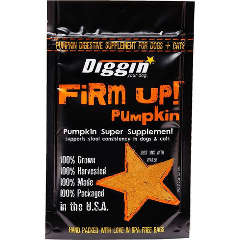 Diggin' Your Dog FiRM UP! Original Pumpkin Super Supplement 4oz - Poudre Pet and Feed Supply