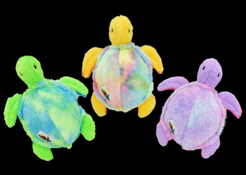 Multipet Margaritaville Turtle Plush Dog Toy - 10" - Assorted Colors/Types