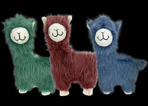 Multipet Mama Llama Plush Dog Toy - 12" - Assorted Colors/Types