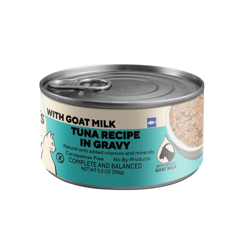 Dave's Pet Food Goat Milk Wet Cat Food - Tuna & Gravy - 5.5oz Can