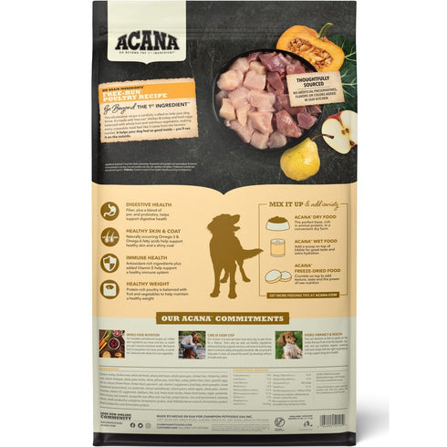 Acana Heritage Free-Run Poultry Dry Dog Food 13lb - Poudre Pet and Feed Supply