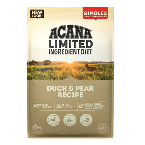 Acana Singles Duck & Pear Dry Dog Food 13lb - Poudre Pet and Feed Supply