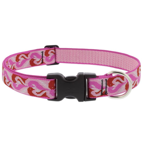 Lupine Adjustable Dog Collar - Large 3/4" x 15-25" - Lovebirds