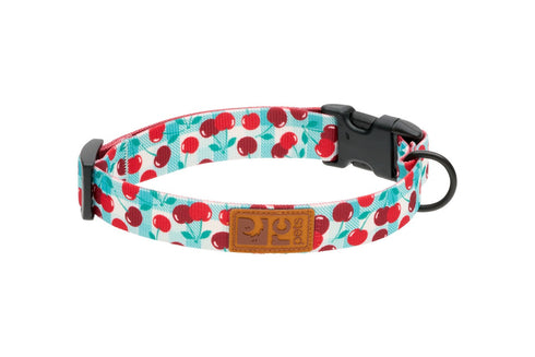 RC Pet Eco Dog Collar - 3/4" S - Cherry Picnic