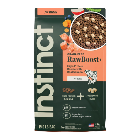 Instinct RawBoost Grain Free Dry Dog Food - Salmon - 19lb Bag