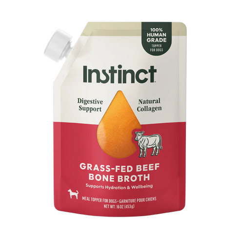 Instinct Bone Broth Cat & Dog Food Topper - Beef - 16oz Pouch