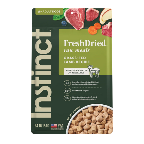 Instinct FreshDried Freeze Dried Dog Food - Lamb - 24oz Bag