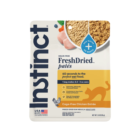 Instinct FreshDried Patés Freeze Dried Cat Food - Chicken - 3oz Pouch