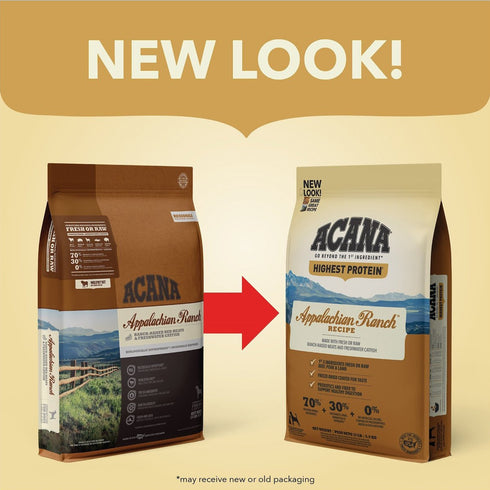 Acana Appalachian Ranch Grain-Free Dry Dog Food 25lb - Poudre Pet and Feed Supply
