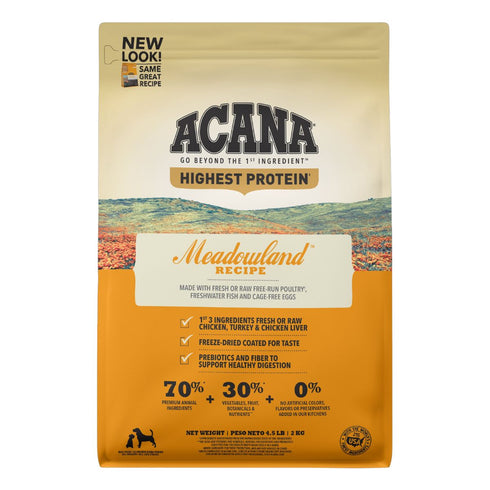 Acana Regionals Meadowland Dry Dog Food 4.5lb - Poudre Pet and Feed Supply