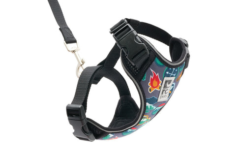 RC Pets Adventure Kitty Harness - Small - Trail Badges