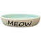 Spot Meow Cat Feeding/Water Bowl - Green - 6"