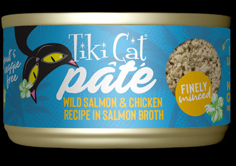Tiki Cat Pate Wild Salmon & Chicken Pate - Poudre Pet and Feed Supply