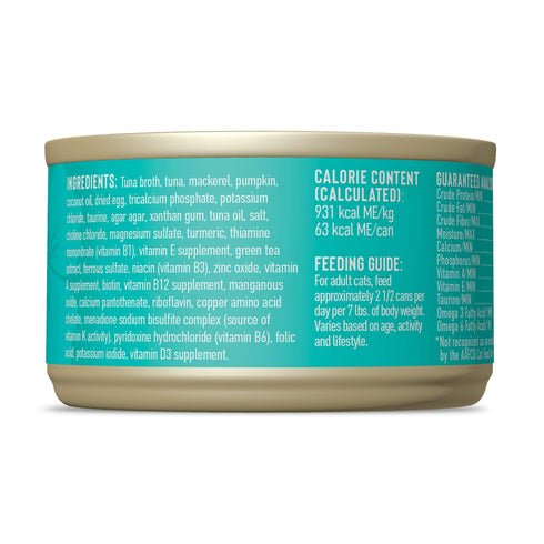 Tiki Cat Silver Pate Wet Cat Food - Tuna & Mackerel in Broth - 2.4oz Can