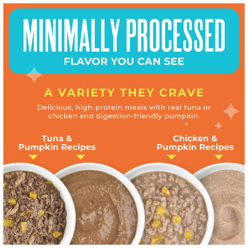 Tiki Cat Friends Minced Wet Cat Food Chicken Variety Pack - 12 2.5oz Cans