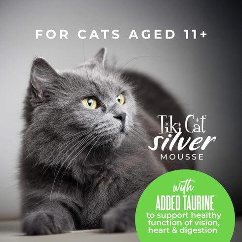 Tiki Cat Silver Mousse Wet Cat Food - Chicken & Pumpkin - 2.8oz Pouch