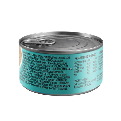 Dave's Naturally Health Wet Cat Food - Tuna & Salmon in Aspic With Goat's Milk - 5.5oz Can