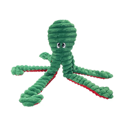 Petlou Christmas King Octopus Dog Toy - 26"