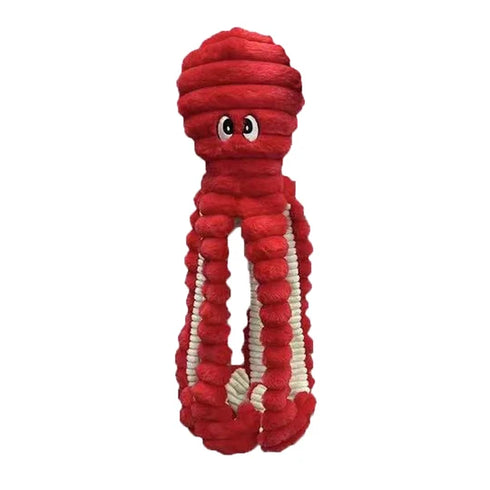 Petlou Christmas Holiday Octopus Dog Toy - 26"