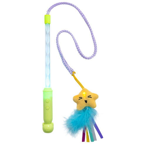 Catstages Twinkle Star Light Up Wand Cat Toy