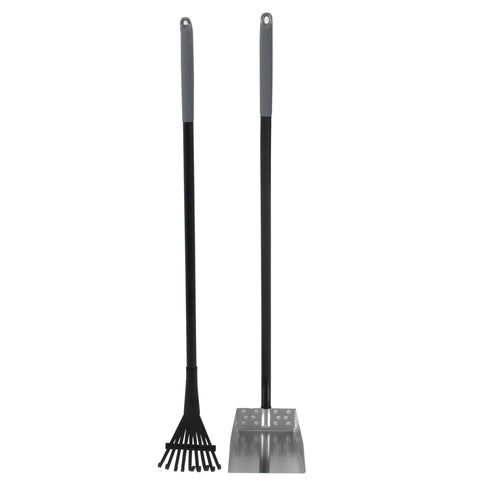 Petmate Clean Response Aluminum Rake & Pan - Small