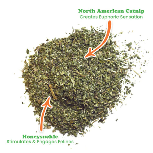 Meowijuana Honeysuckle Haze Catnip Blend - 26g Bottle