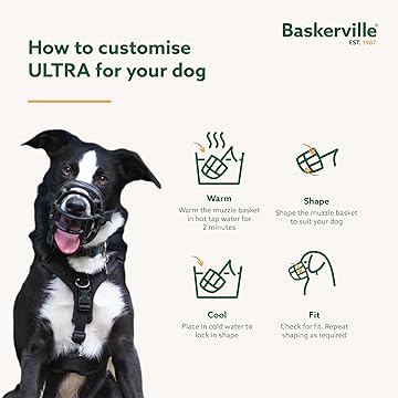 Baskerville ULTRA Dog Muzzle - Size 2 - Black