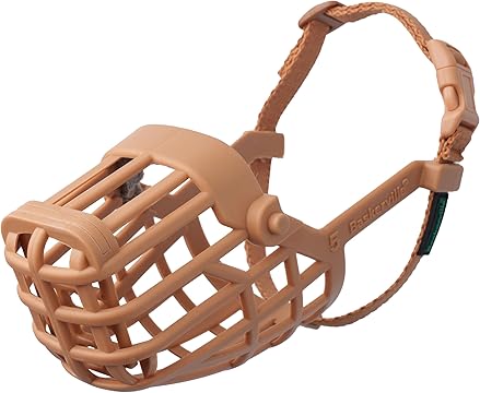 Baskerville Classic Basket Dog Muzzle - Size 3 - Tan