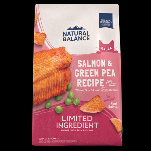Natural Balance Limited Ingredient Diet Dry Cat Food - Salmon & Green Pea - 10lb Bag