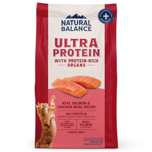 Natural Balance Ultra Protein Dry Cat Food - Salmon & Chicken Meal - 6lb Bag