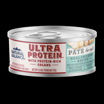 Natural Balance Ultra Protein Wet Cat Food - Chicken & Organ Pate - 2.8oz Can