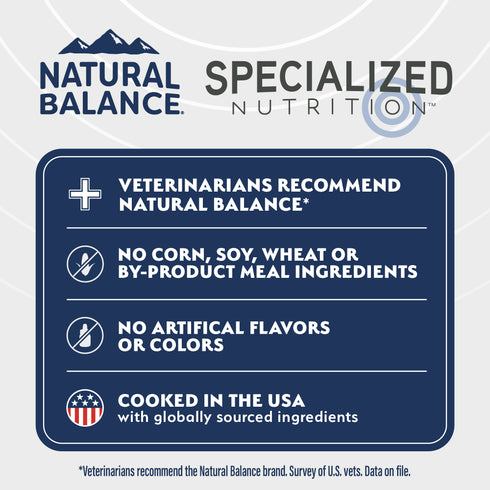 Natural Balance Specialized Nutrition Digestive & Joint Health Small Breed Dry Dog Food - Chicken & Oatmeal - 3.5lb