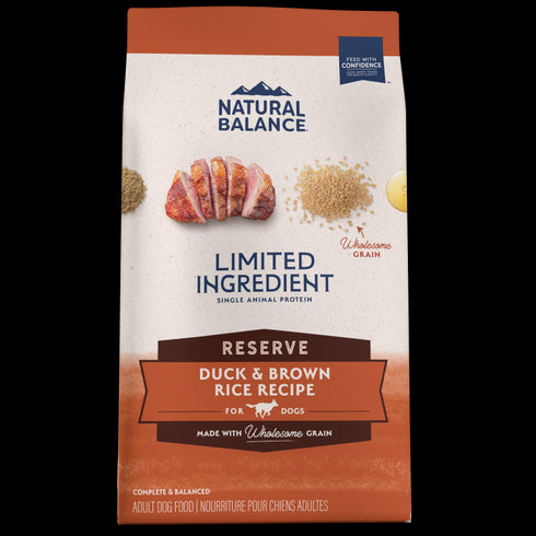 Natural Balance Reserve Limited Ingredient Dry Dog Food - Duck & Potato - 4lb Bag