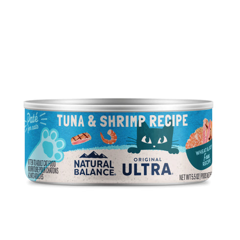 Natural Balance Original Ultra Premium Wet Cat Food - Tuna & Shrimp - 5.5oz Can