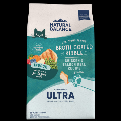 Natural Balance Ultra Indoor Grain Free Dry Cat Food - Chicken & Salmon - 15lb Bag