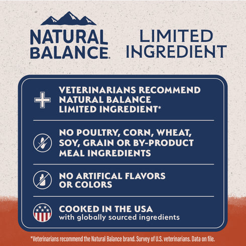 Natural Balance Limited Ingredient Small Breeds Dry Dog Food - Salmon & Sweet Potato - 4lb Bag