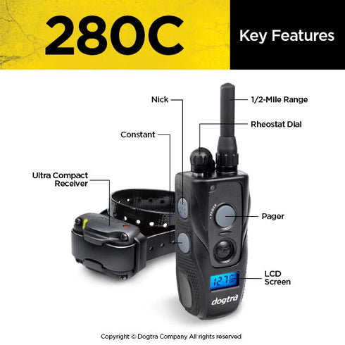 Dogtra 280c E-Collar Dog Training Collar