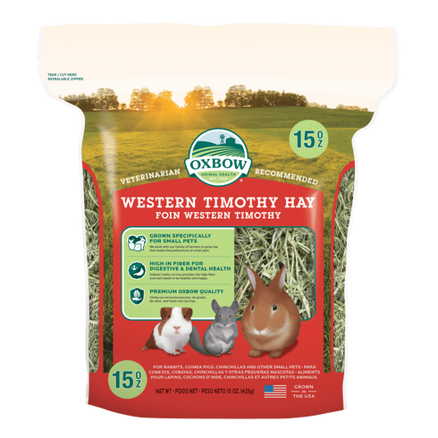 Oxbow Western Timothy Hay Small Animal Food - 20lb Bag