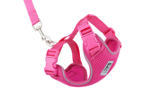 RC Pets Adventure Kitty Harness - Large 15-22" x 12"-17" - Raspberry