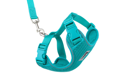RC Pets Adventure Kitty Harness - Large 15-22" x 12"-17" - Teal