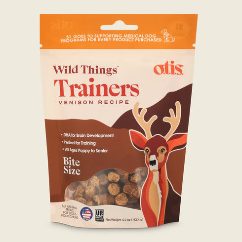 Otis Wild Things Trainers Dog Treats - Venison - 4oz Pouch