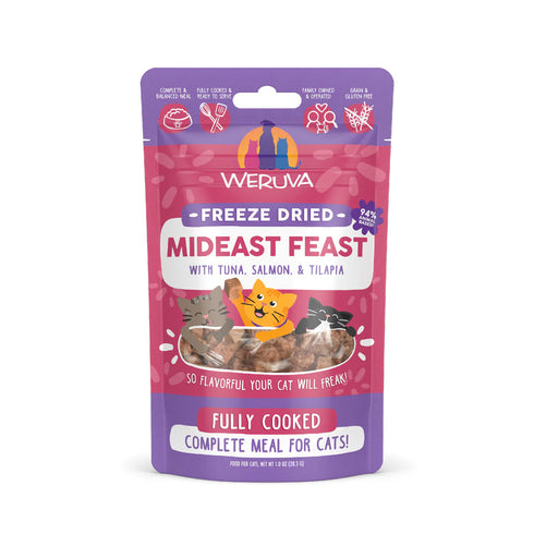 Weruva Cat Freeze Dried Cat Food - Mideast Feast - 1oz Pouch