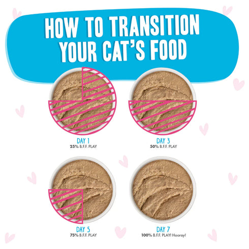 BFF PLAY Pate Wet Cat Food - Tuna & Chicken Check Please! - 5.5oz Can