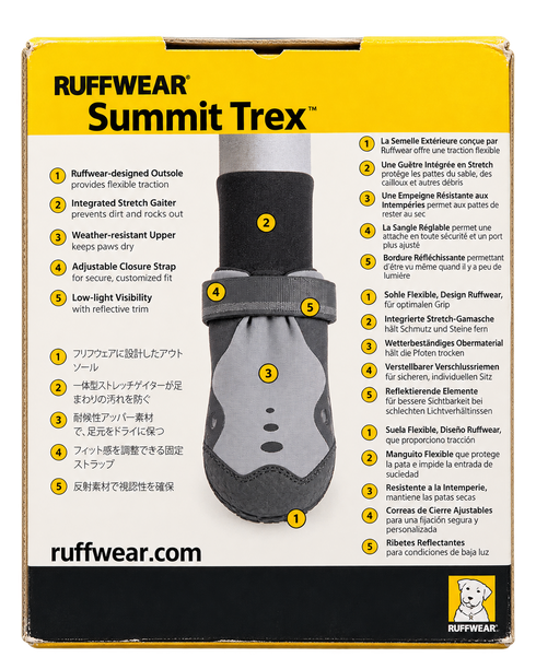 Ruffwear Summit Trex Dog Boots 1.5" - Burnt Orange
